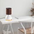 Lampa de masa, Opviq, 892OPV2550, Alb/Maro