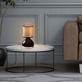 Lampa de masa, Opviq, 892OPV2552, Negru / Maro deschis