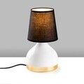 Lampa de masa, Opviq, 892OPV2555, Alb/Negru