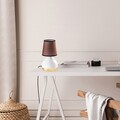 Lampa de masa, Opviq, 892OPV2561, Alb/Maro