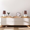 Set de lămpi de masă, Opviq, 892OPV2562, Alb/Maro deschis
