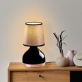 Lampa de masa, Opviq, 892OPV2564, Negru / Maro deschis