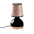 Lampa de masa, Opviq, 892OPV2564, Negru / Maro deschis