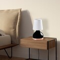 Lampa de masa, Opviq, 892OPV2565, Alb/Negru