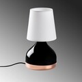 Lampa de masa, Opviq, 892OPV2565, Alb/Negru