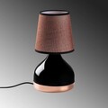 Lampa de masa, Opviq, 892OPV2566, Negru/Maro