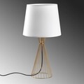 Lampa de masa, Opviq, 892OPV2567, Aur/Alb