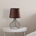 Lampa de masa, Opviq, 892OPV2569, Negru/Maro