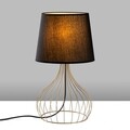 Lampa de masa, Opviq, 892OPV2572, Aur/Negru