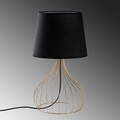 Lampa de masa, Opviq, 892OPV2572, Aur/Negru