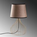 Lampa de masa, Opviq, 892OPV2574, Auriu / Maro deschis