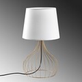 Lampa de masa, Opviq, 892OPV2575, Aur/Alb