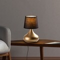 Lampa de masa, Opviq, 892OPV2581, Aur/Negru