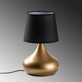 Lampa de masa, Opviq, 892OPV2581, Aur/Negru
