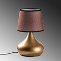 Lampa de masa, Opviq, 892OPV2582, Auriu/Maro