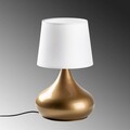 Lampa de masa, Opviq, 892OPV2584, Aur/Alb