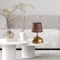 Lampa de masa, Opviq, 892OPV2586, Auriu/Maro