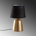 Lampa de masa, Opviq, 892OPV2589, Aur/Negru