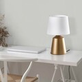 Lampa de masa, Opviq, 892OPV2592, Aur/Alb