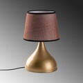 Lampa de masa, Opviq, 892OPV2594, Auriu/Maro