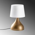 Lampa de masa, Opviq, 892OPV2596, Aur/Alb
