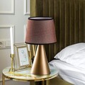 Lampa de masa, Opviq, 892OPV2598, Auriu/Maro
