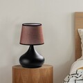 Lampa de masa, Opviq, 892OPV2602, Negru/Maro