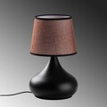 Lampa de masa, Opviq, 892OPV2602, Negru/Maro