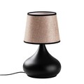 Lampa de masa, Opviq, 892OPV2603, Negru/Bej