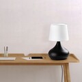Lampa de masa, Opviq, 892OPV2604, Alb/Negru
