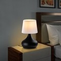 Lampa de masa, Opviq, 892OPV2604, Alb/Negru