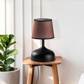 Lampa de masa, Opviq, 892OPV2606, Negru/Maro