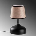 Lampa de masa, Opviq, 892OPV2607, Negru/Bej