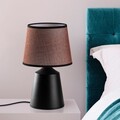 Lampa de masa, Opviq, 892OPV2610, Negru/Maro