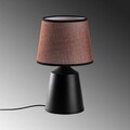 Lampa de masa, Opviq, 892OPV2610, Negru/Maro
