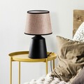 Lampa de masa, Opviq, 892OPV2611, Negru/Bej