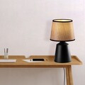 Lampa de masa, Opviq, 892OPV2611, Negru/Bej