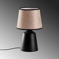 Lampa de masa, Opviq, 892OPV2611, Negru/Bej