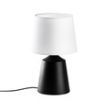 Lampa de masa, Opviq, 892OPV2612, Alb/Negru