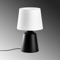 Lampa de masa, Opviq, 892OPV2612, Alb/Negru