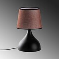 Lampa de masa, Opviq, 892OPV2614, Negru/Maro