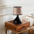 Lampa de masa, Opviq, 892OPV2615, Negru/Bej
