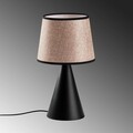 Lampa de masa, Opviq, 892OPV2619, Negru/Bej