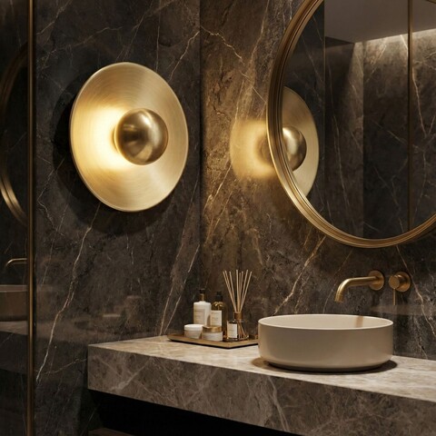 Aplica de perete, Opviq, 892OPV3511, Maro antichizat