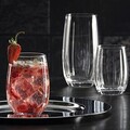 Set pahare, Hermia, 896PBH1156, Dimensiune pahar mediu: 6,5 x 6,5 x 11 cm / 380 ml (6 bucăți), Transparent