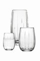 Set pahare, Hermia, 896PBH1156, Dimensiune pahar mediu: 6,5 x 6,5 x 11 cm / 380 ml (6 bucăți), Transparent