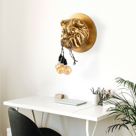 Aplica de perete, Opviq, 897TNL1104, Auriu