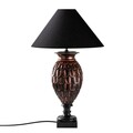 Lampa de masa, Opviq, 897TNL1106, Maro / Negru