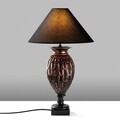 Lampa de masa, Opviq, 897TNL1106, Maro / Negru