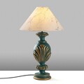 Lampa de masa, Opviq, 897TNL1112, Verde/Alb
